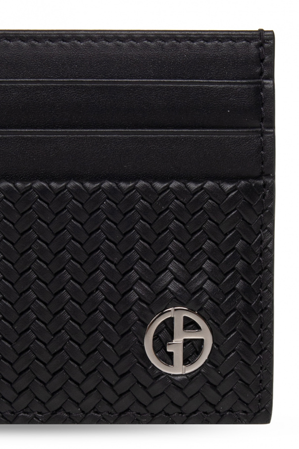 Black Card case with logo Armani Vitkac GB